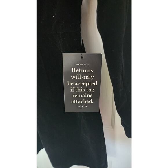 Tuckernuck Black Velvet Haley Dress Sz 2 - Picture 8 of 8